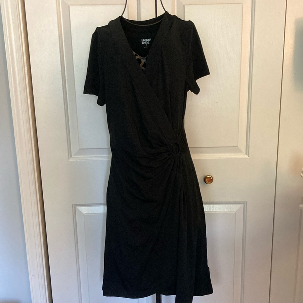 New Lands’ End Black Dress